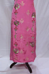Pink Full Suit With Tabbi Silk Tie Dye Dupatta-1434
