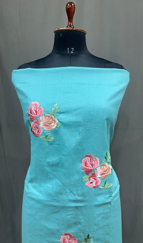 Firoji Full Suit With Tie Dye Dupatta-1769