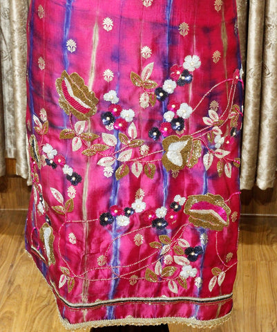 Magenta Full Suit With Same Colour Dupatta-1536