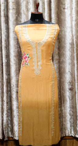 Rust and Brown Double Dye Full Suit With Dupatta-1550