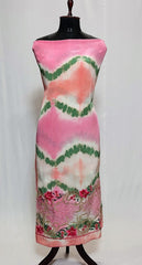 Pink Tie Dye Full Suit With Pink Dupatta-1400