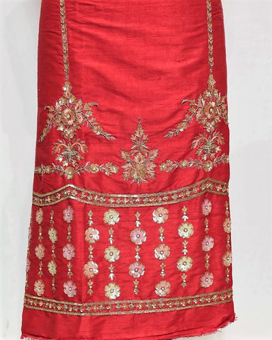 Gajari Full Suit With Tie Dye Dupatta-1413