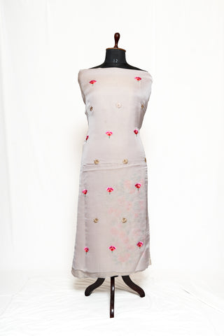 Light Pink Full Suit with Banarasi Dupatta-1330