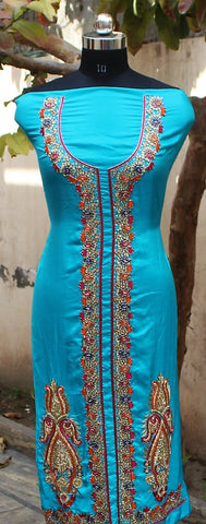 Firoji Full Suit With Same Colour or Contrast Dupatta