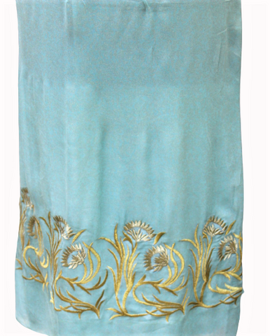 Firoji Greay Full Suit With Tabbi Silk Tie Dye Dupatta