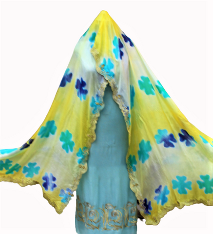 Firoji Greay Full Suit With Tabbi Silk Tie Dye Dupatta