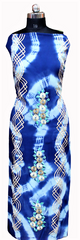 Blue Tie and Dye Full Suit With Tabbi Silk Tie Dye Dupatta