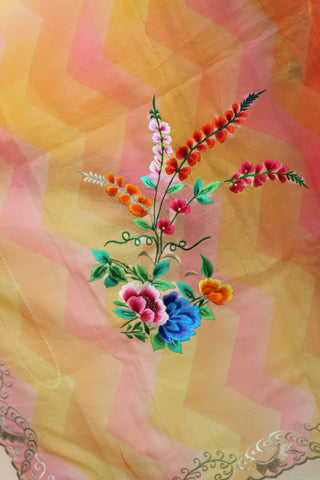 Tie and Dye Organza Dupatta